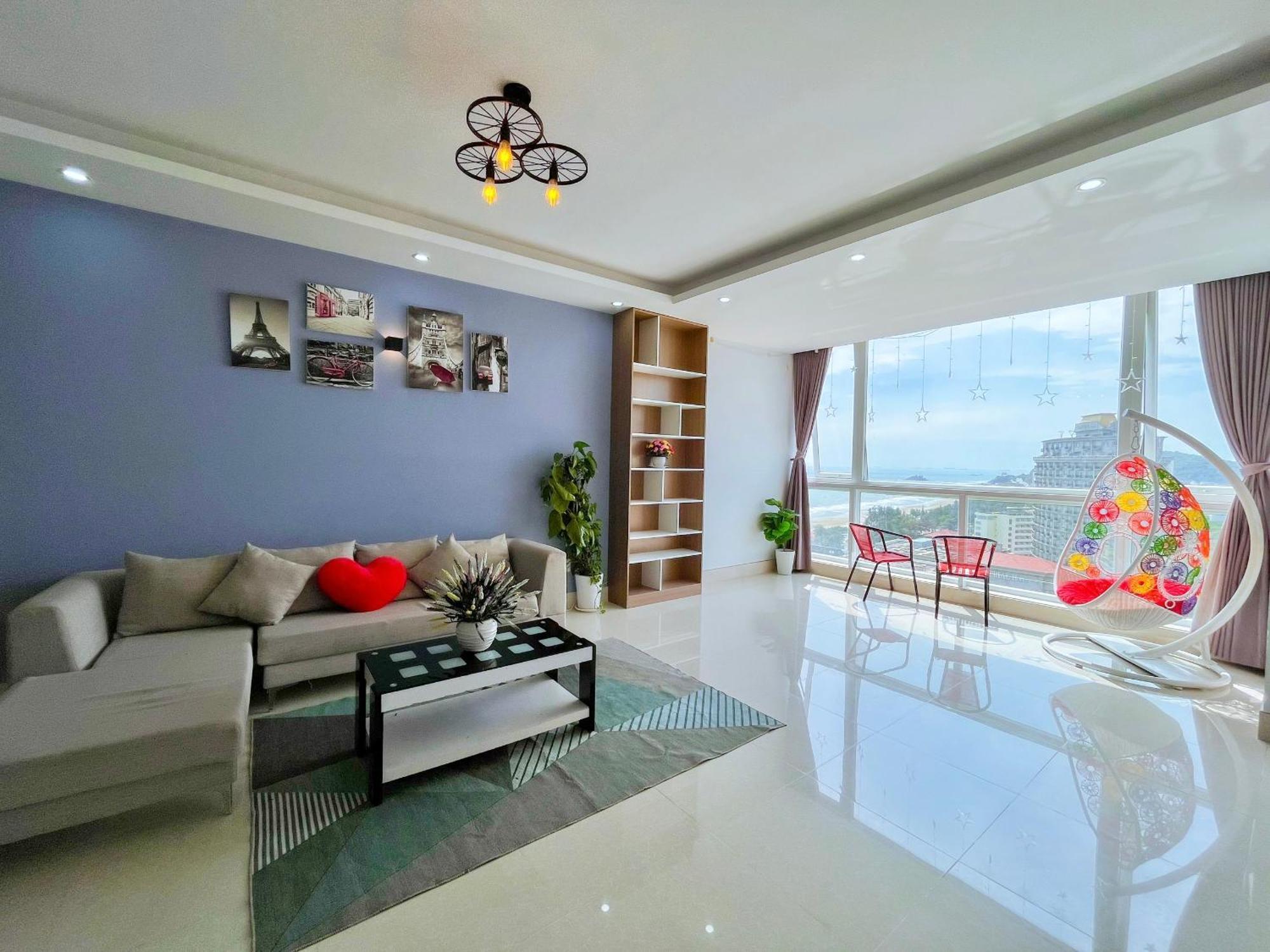 Can Ho Oasky,3 Phong View Dep Nhin Ra Bien,Nui Va Ho Bau Sen Vũng Tàu Exterior foto