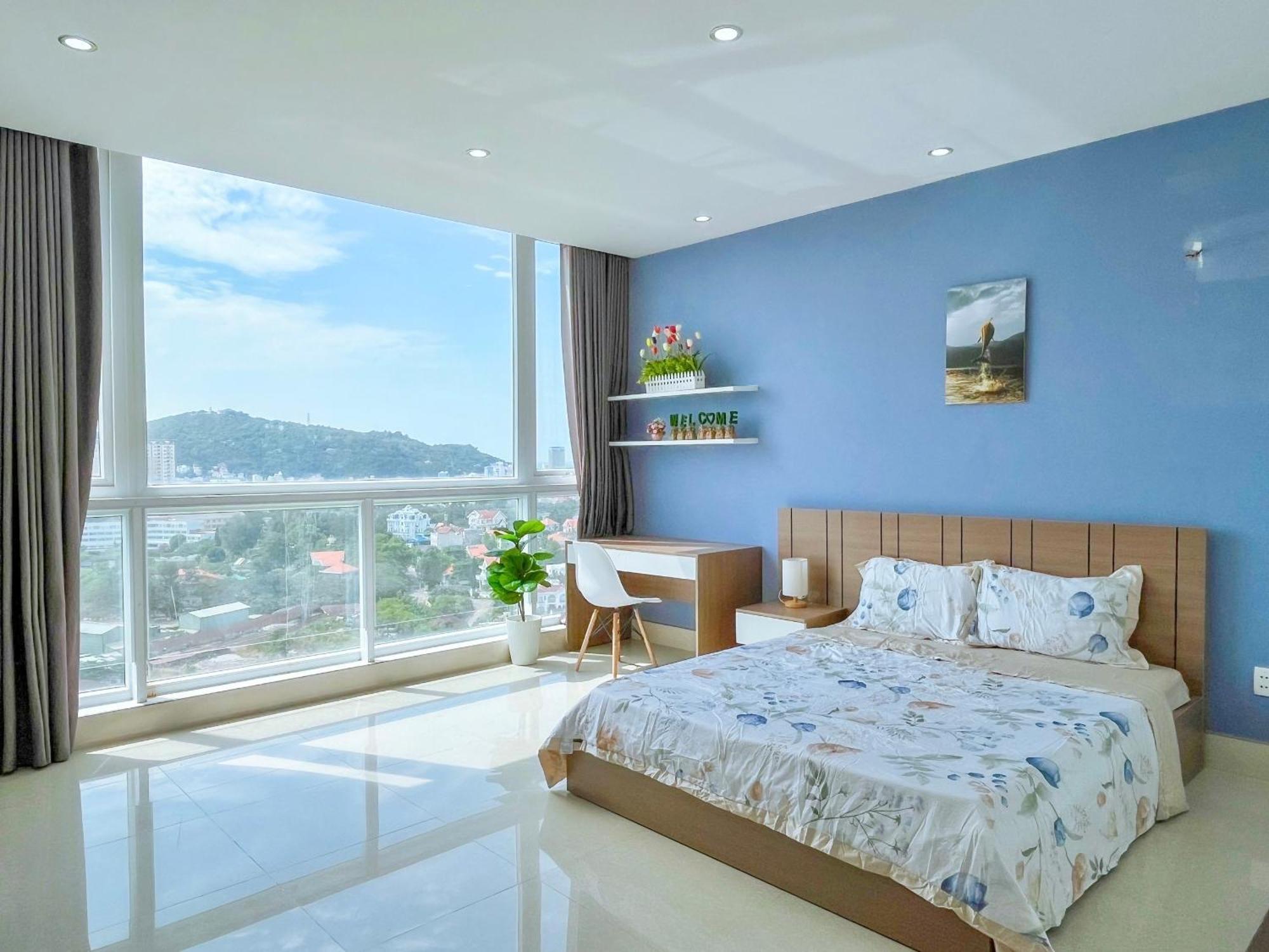 Can Ho Oasky,3 Phong View Dep Nhin Ra Bien,Nui Va Ho Bau Sen Vũng Tàu Exterior foto