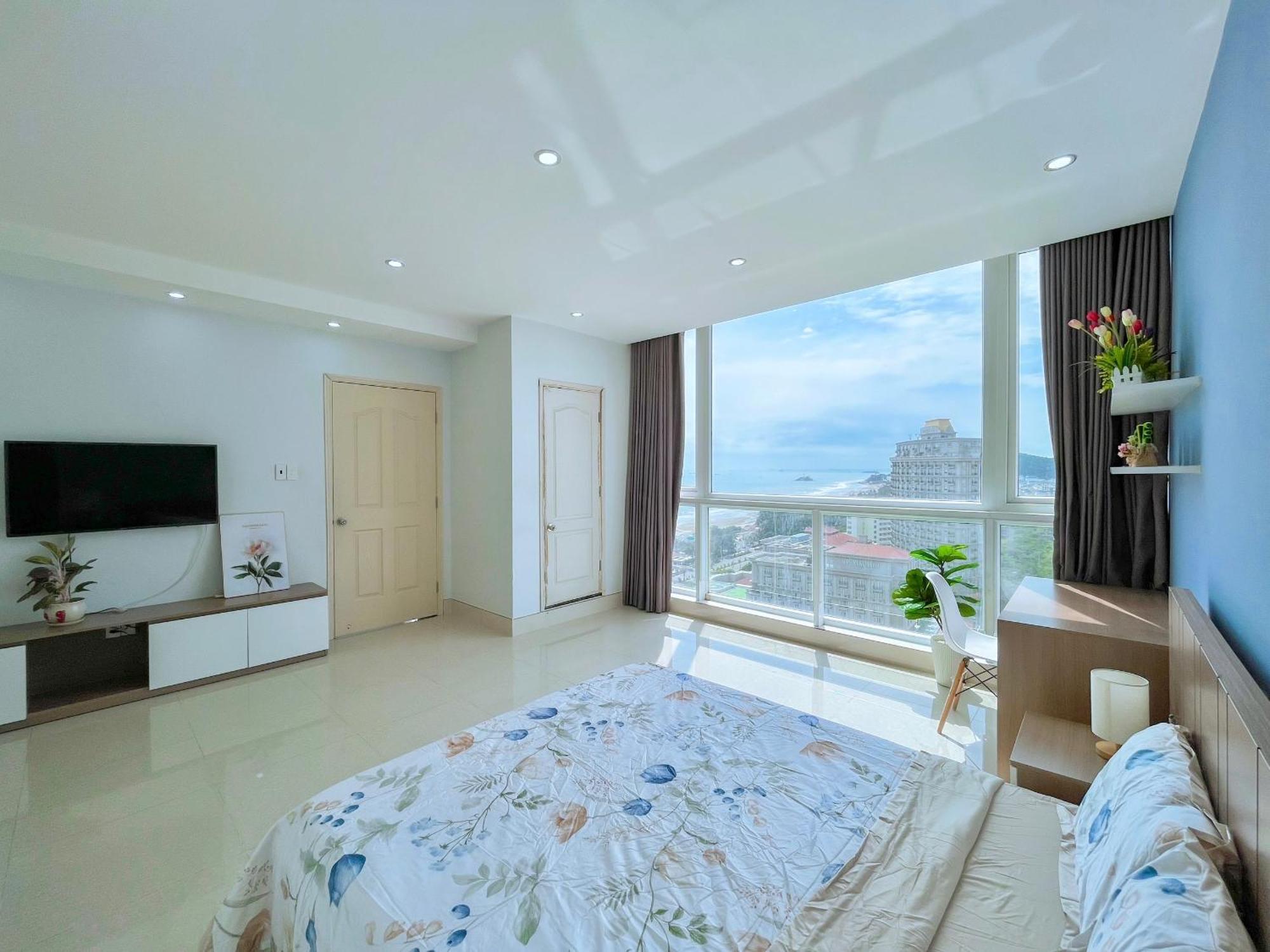 Can Ho Oasky,3 Phong View Dep Nhin Ra Bien,Nui Va Ho Bau Sen Vũng Tàu Exterior foto