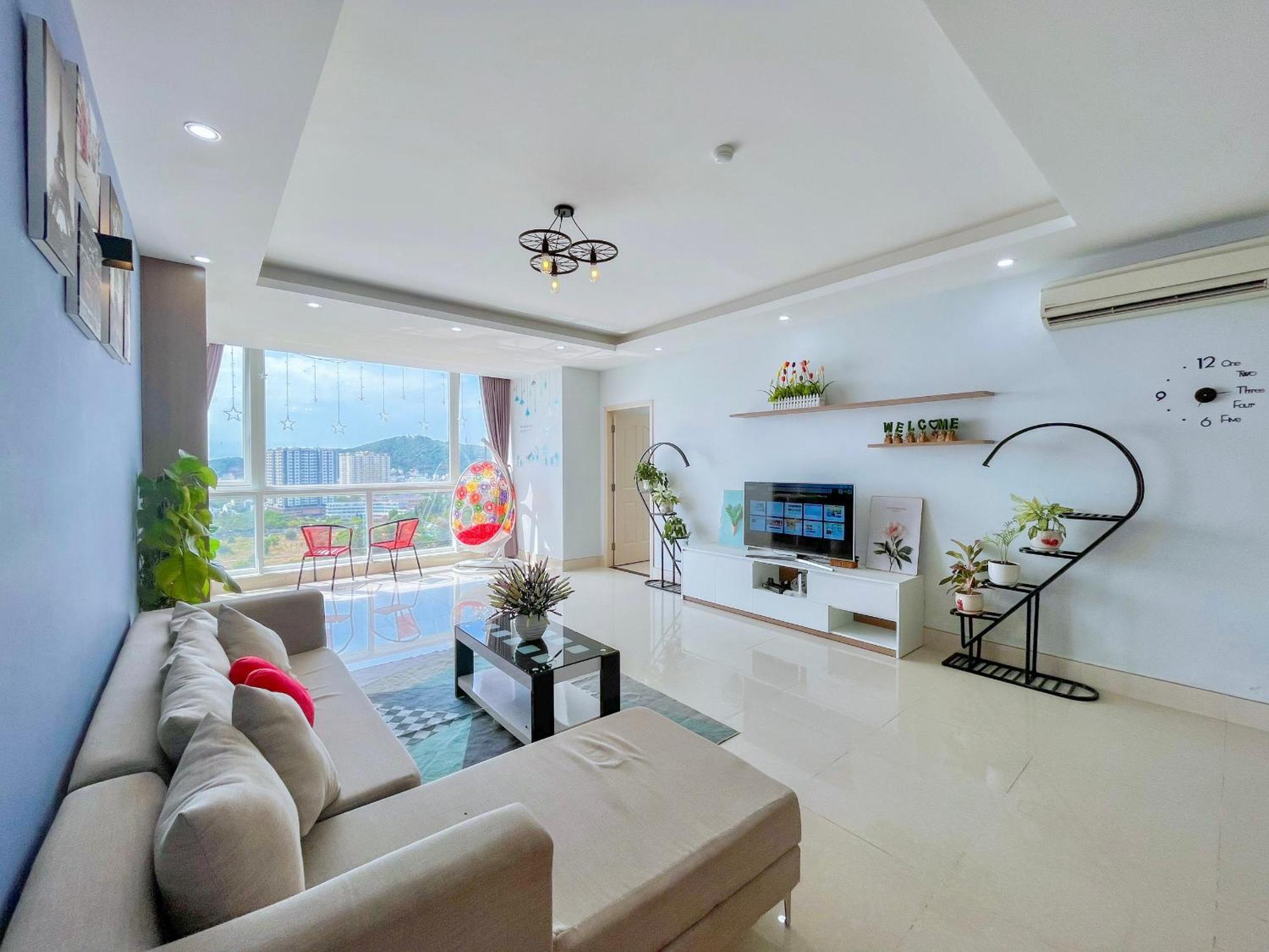 Can Ho Oasky,3 Phong View Dep Nhin Ra Bien,Nui Va Ho Bau Sen Vũng Tàu Exterior foto