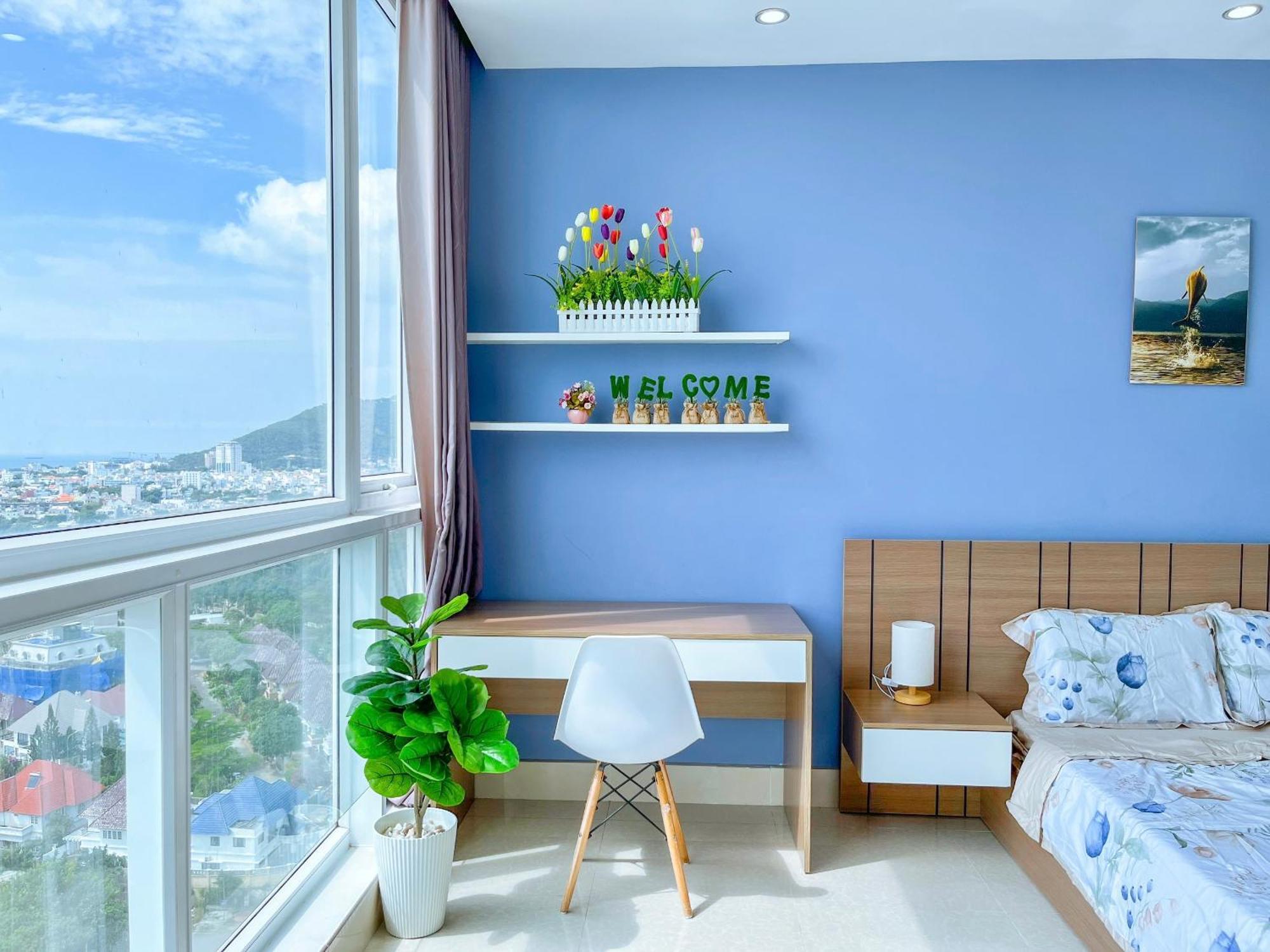 Can Ho Oasky,3 Phong View Dep Nhin Ra Bien,Nui Va Ho Bau Sen Vũng Tàu Exterior foto