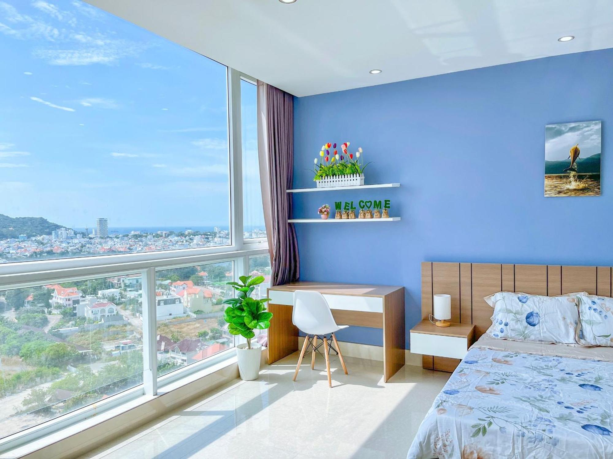 Can Ho Oasky,3 Phong View Dep Nhin Ra Bien,Nui Va Ho Bau Sen Vũng Tàu Exterior foto